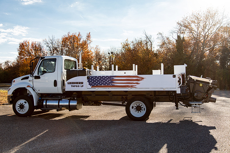 Liebherr THP 80-LP truck mounted concrete city pump