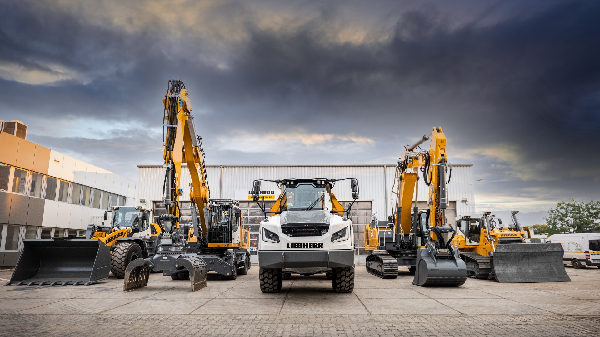 Liebherr Mietpartner Verleih von Baumaschinen