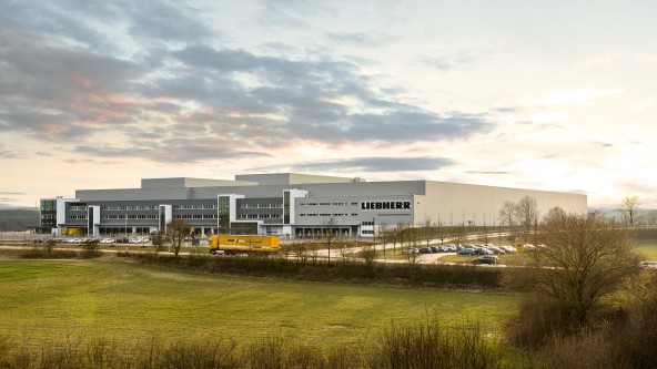 Liebherr Logistics Center in Oberopfingen, Germany