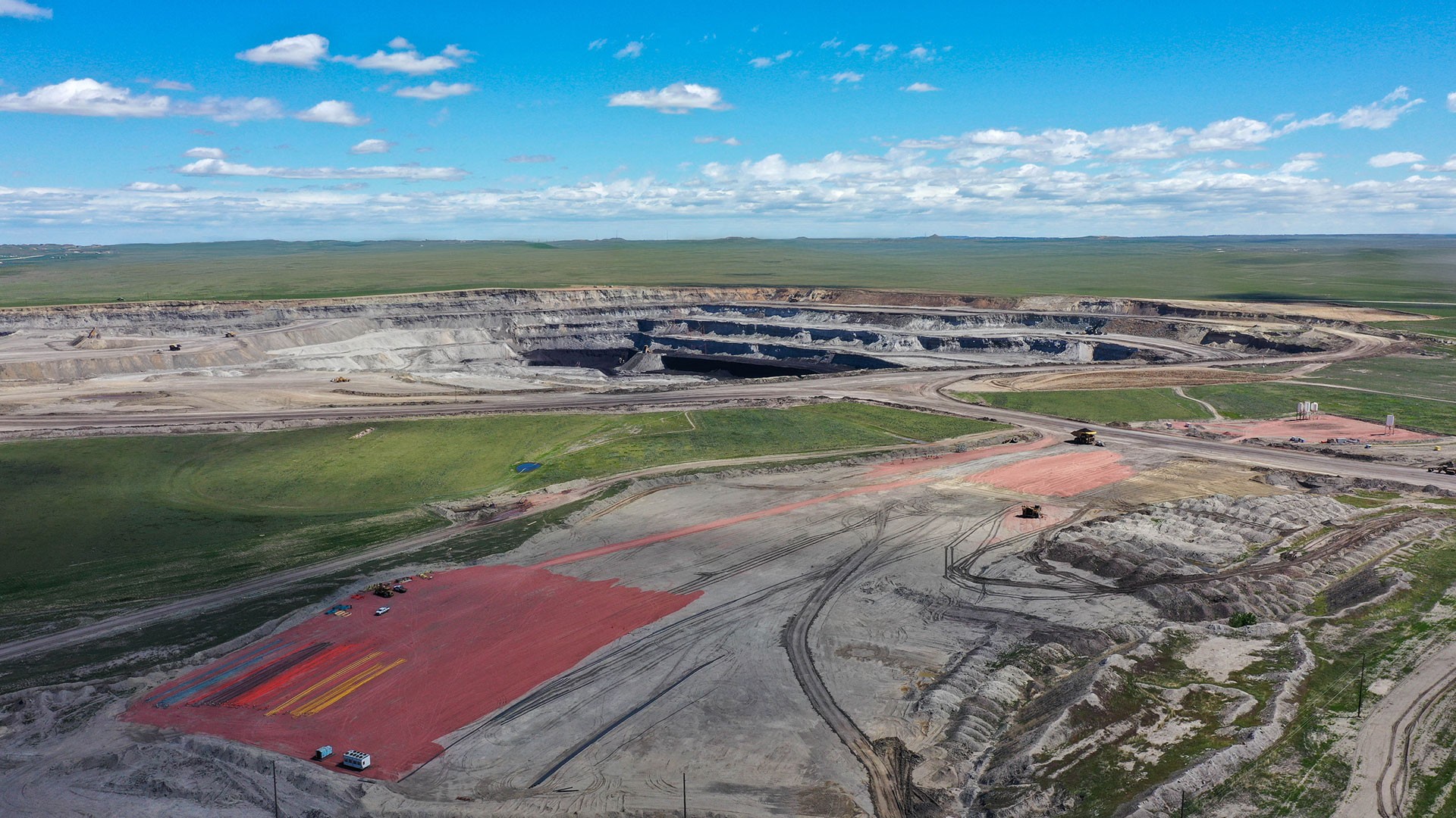 Overview of Belle Ayr Mine in Wyoming
